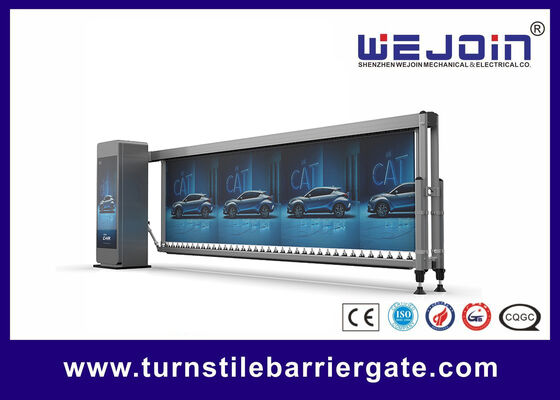 Jakość  Intelligent barrier gate Advertising boom barrier 4.1 meters 3.5meters 4~8 seconds for car park barrier system Fabryka
