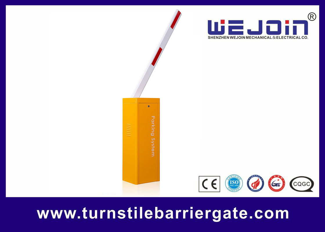 Straight Boom Vehicle Barrier Gates Digital Limit For Control Access System